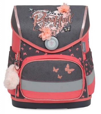 Iskolatáska, mágneszárral, BELMIL "Compact Bloomy Blossom", virág