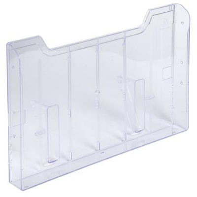 Katalógustartó fali elem, A4, fekvő, EXACOMPTA "Office", áttetsző