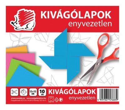 Kivágó, 15x15 mm, ICO "Süni", 10 lap